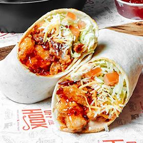 Tabasco Shrimp Wrap